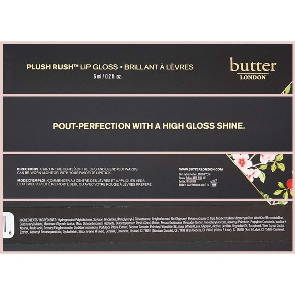 butter LONDON • Plush Rush Lip Gloss in Free Fall - Picture 11 of 11